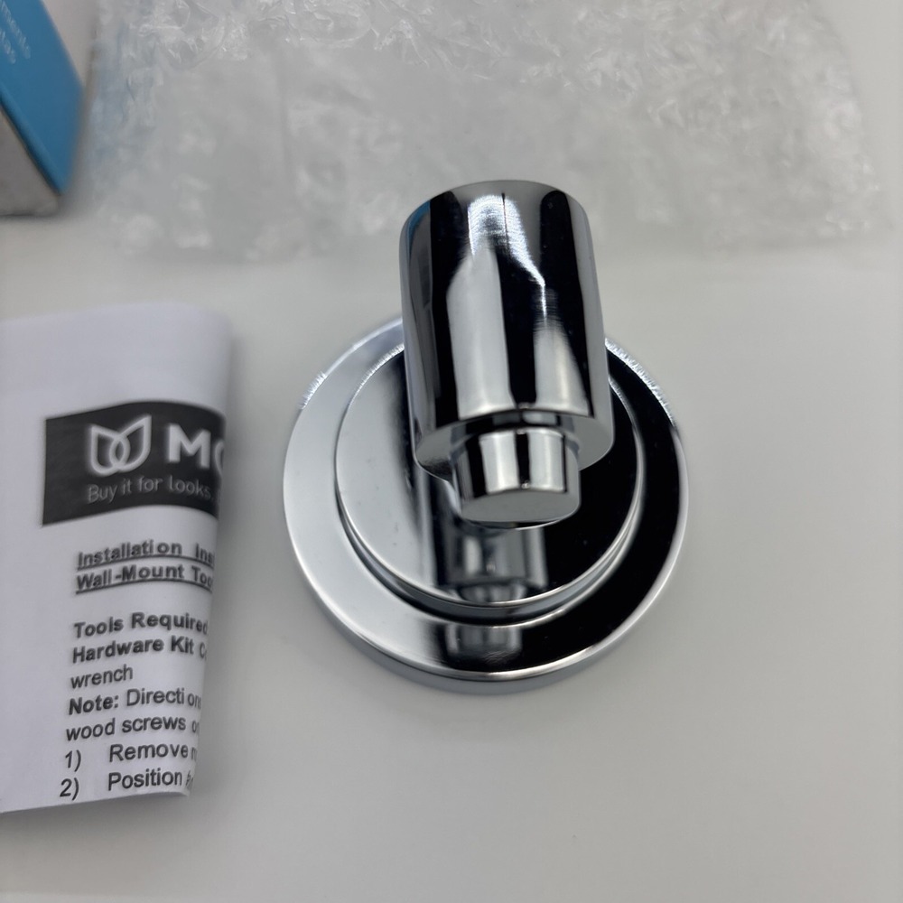 Moen‎ Iso Chrome Robe/ Towel Hook DN0703CH NEW - Picture 3 of 8